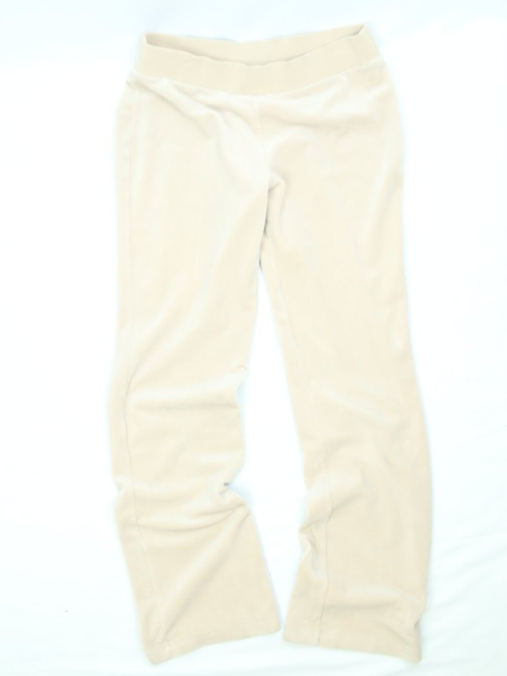 Womens  Juicy Couture OG Big Bling Crystal Velour Track Pants